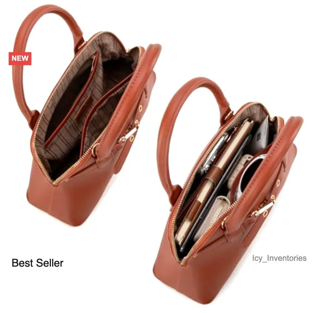 Textured Dome Satchel Crossbody Bag with Detachable Shoulder Strap